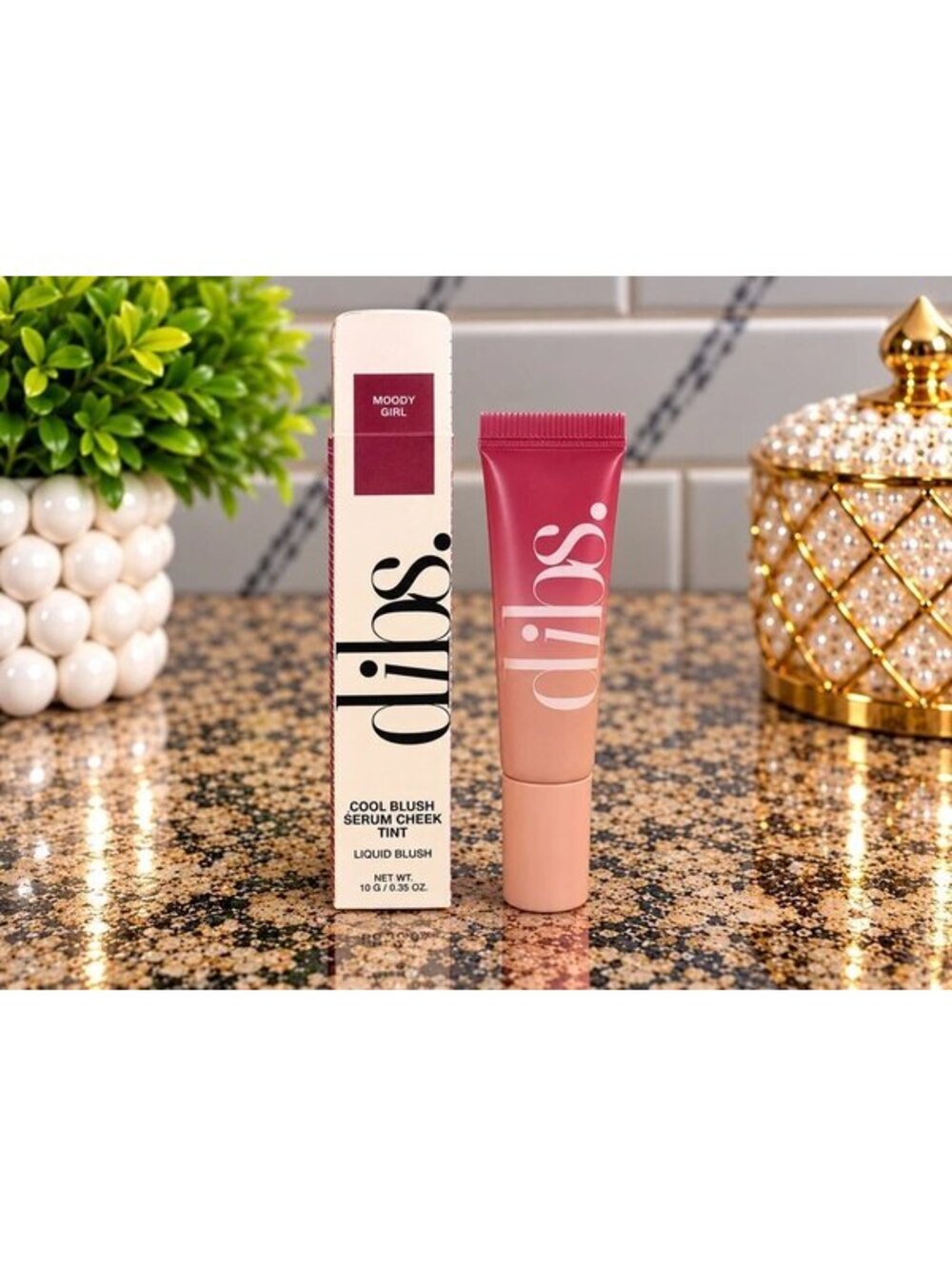 DIBS Cool Blush Serum Cheek Tint Moody Girl NEW